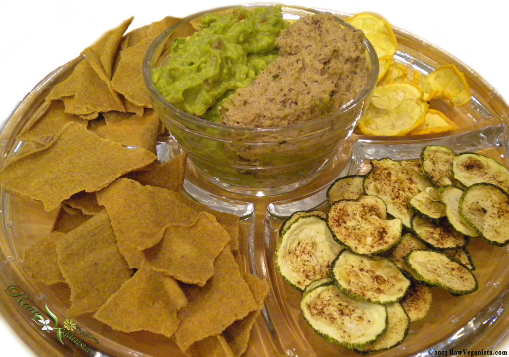 Raw/vegan Mexicali Chips & Dips