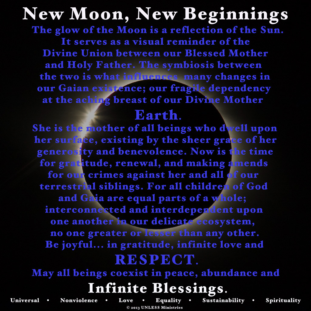 New Moon Blessings