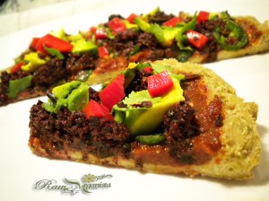 Raw Vegan Mexican Pizza