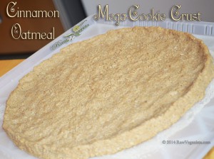 Raw Vegan Mega Cinnamon Oatmeal Cookie Crust