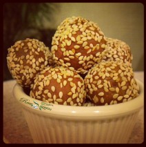 Spiced Orange Cacao Sesame Orbs