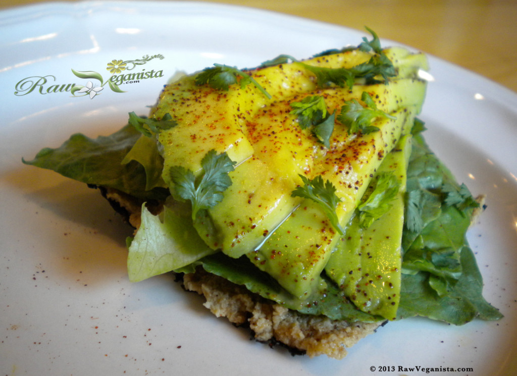 Fanned Avocado Tostada