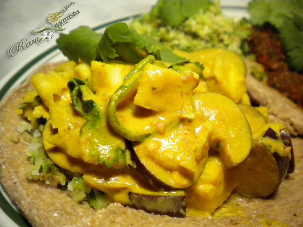 Raw Vegan Vegetable Korma