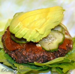 Oat & Beetroot Burger