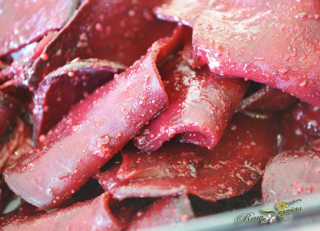 Raw Vegan "Corned Beetroot"