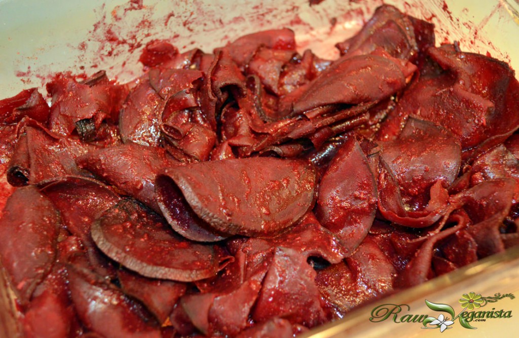 Raw Vegan Corned Beetroot