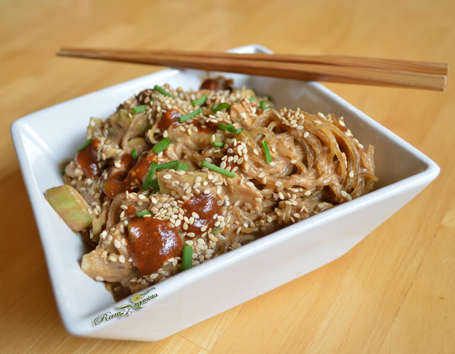 Almond Butter Noodle Bowl